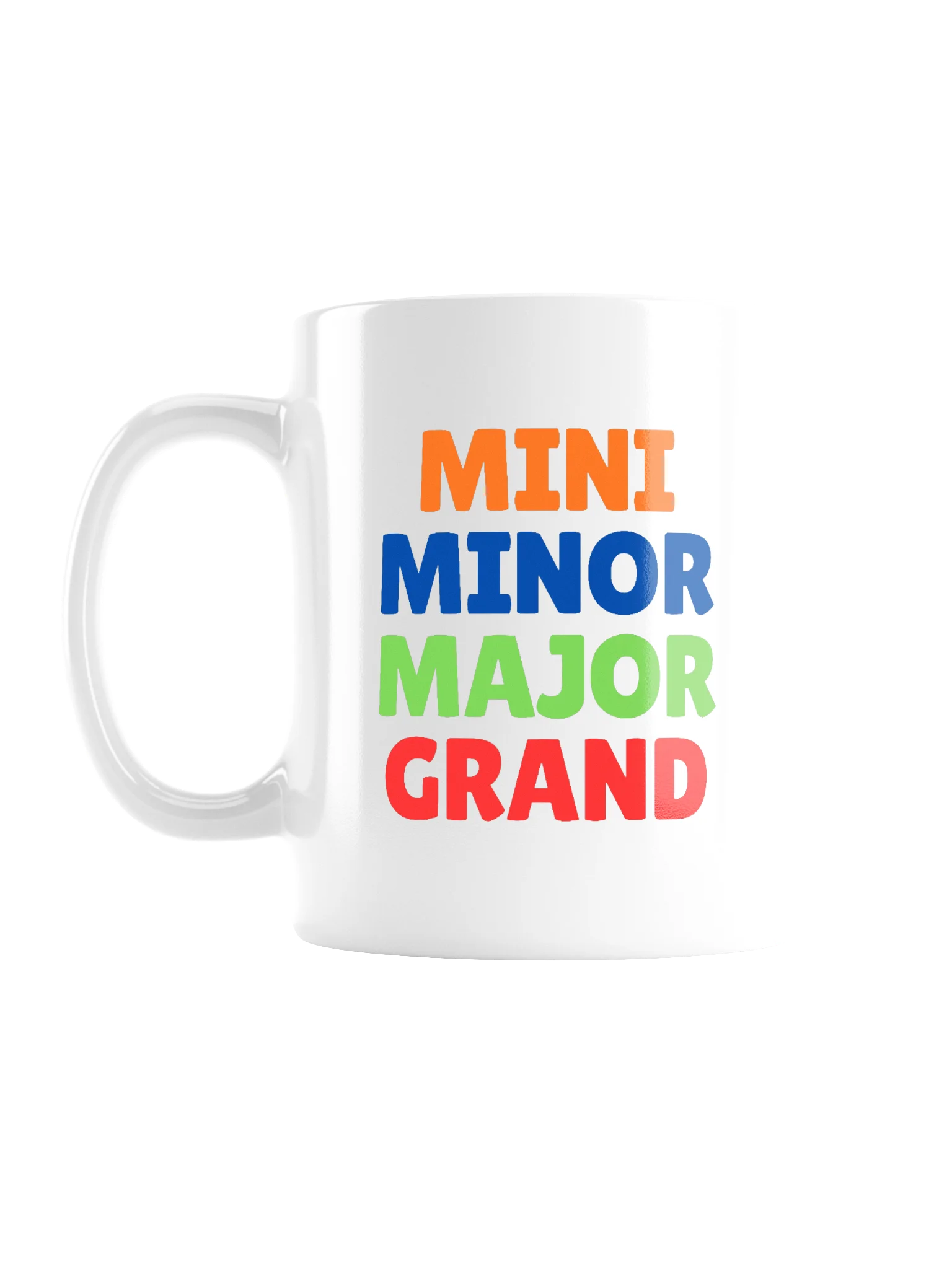 Mini, Minor, Major, Grand / Coffee Mug product image (4)