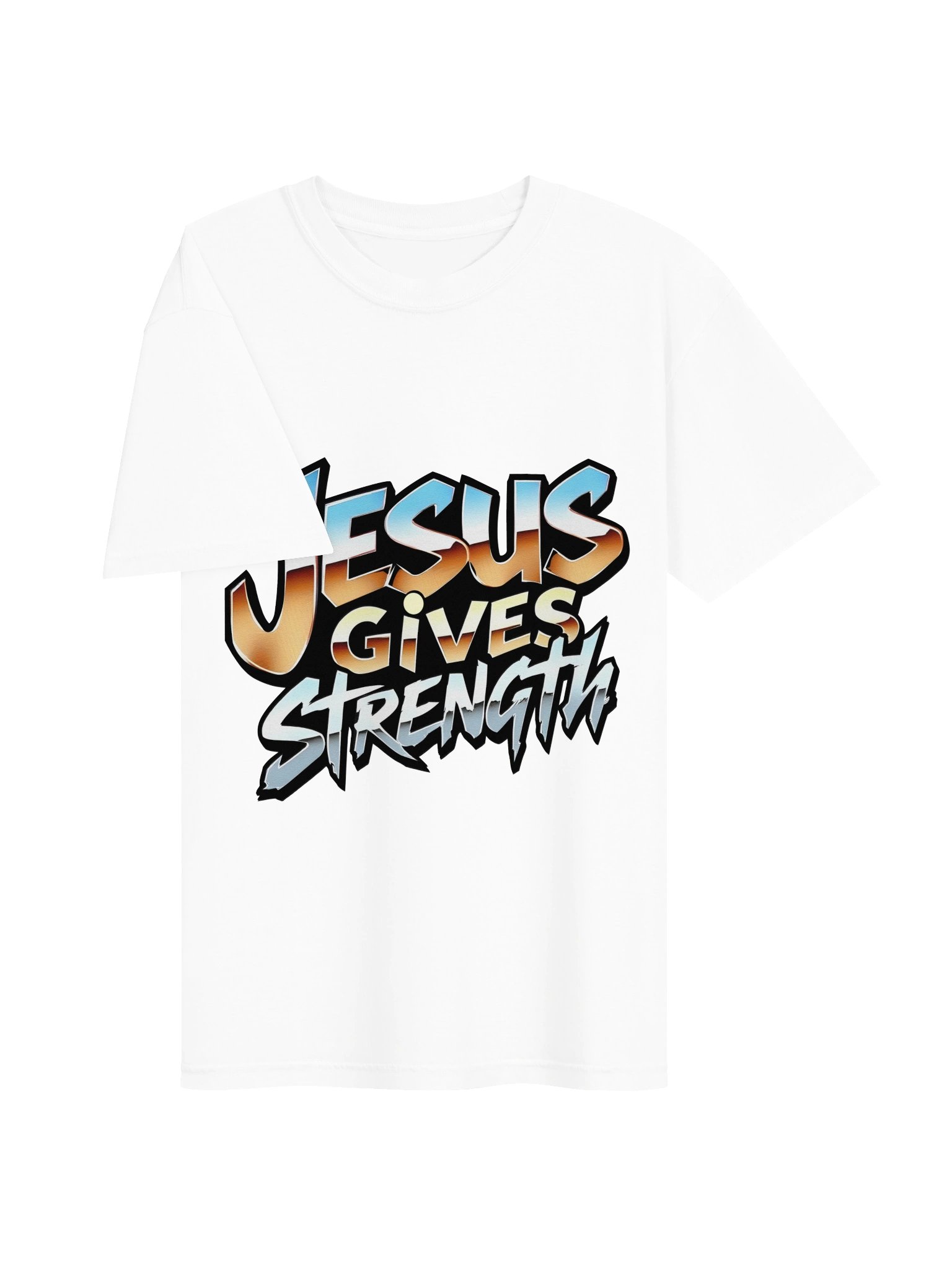Jesus Gives Strength Workout T-shirt product image (10)