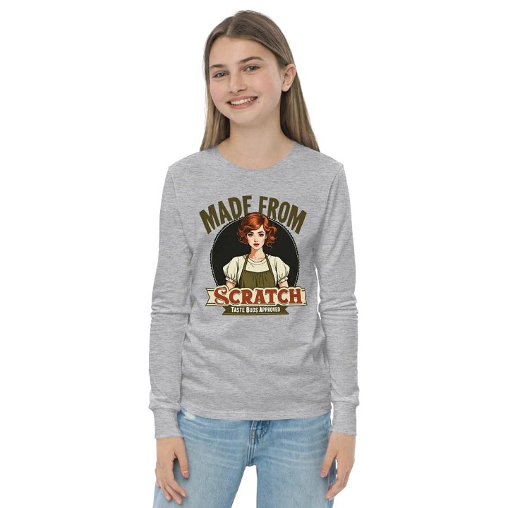 Scratch-Made Retro Chef Youth Long Sleeve Tee product image (21)