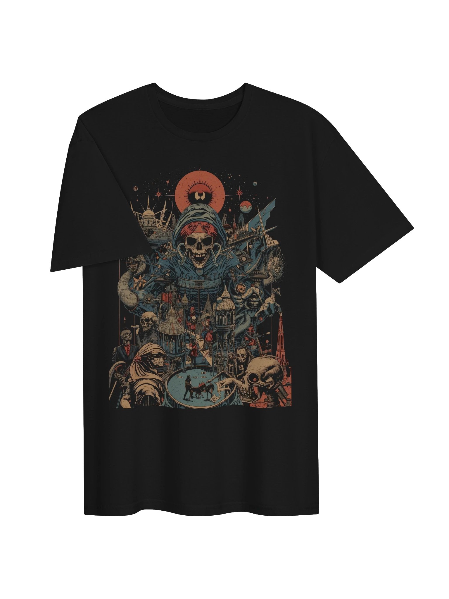 Crimson Sun Skullscape T-Shirt product image (6)
