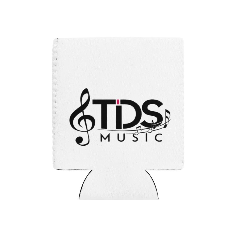 TDS Music Neoprene Can Cooler - White, Music-Themed Design product image (11)