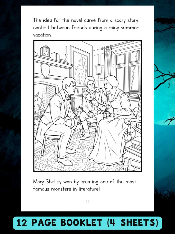 Frankenstein's Creation Coloring Book product image (4)