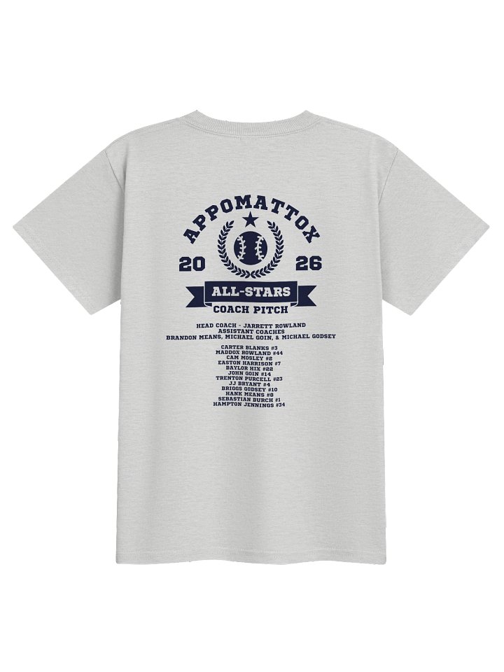 Youth Appomattox All-Stars Coach Pitch Team product image (4)