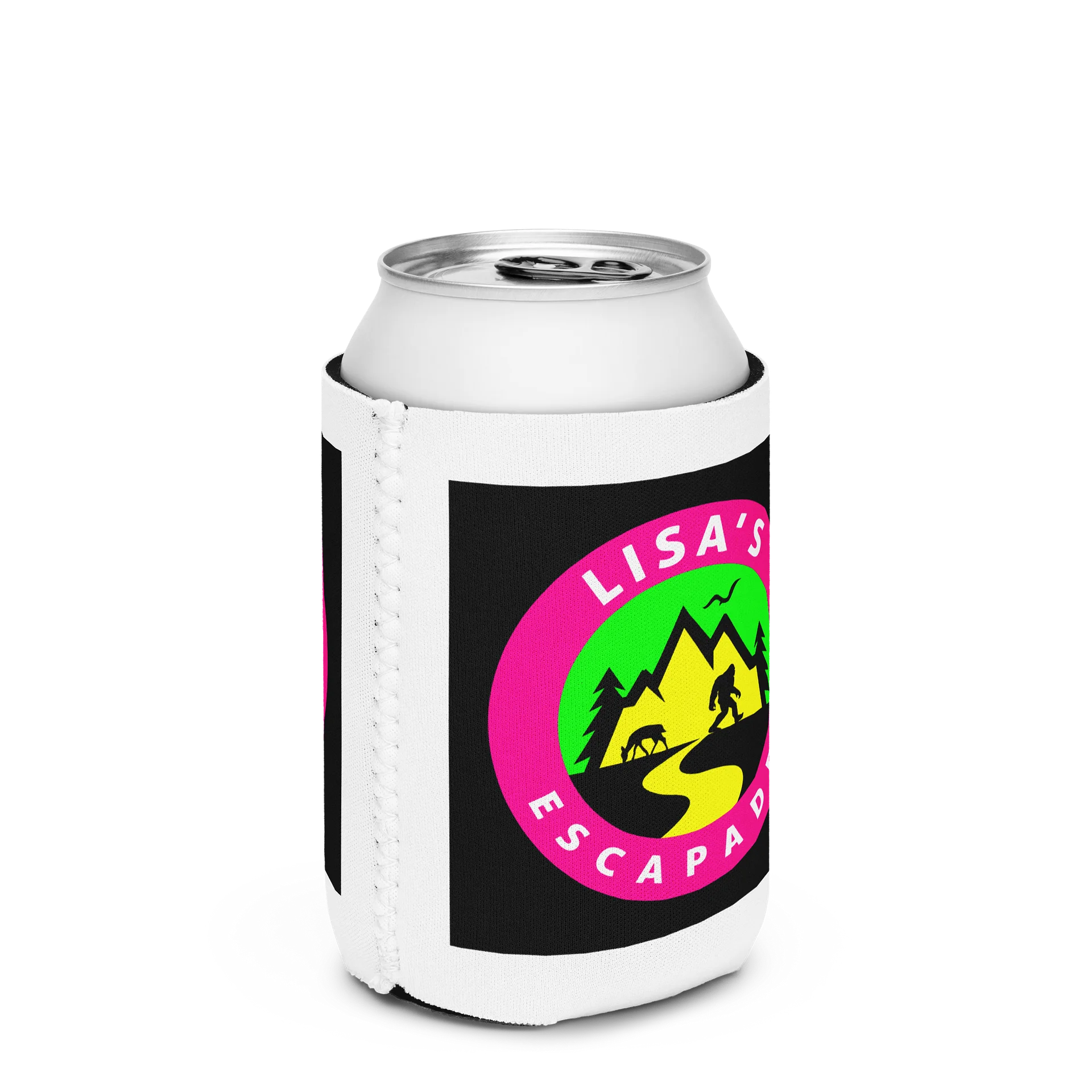 Lisa’s Escapades Logo Adventure Can Cooler product image (2)