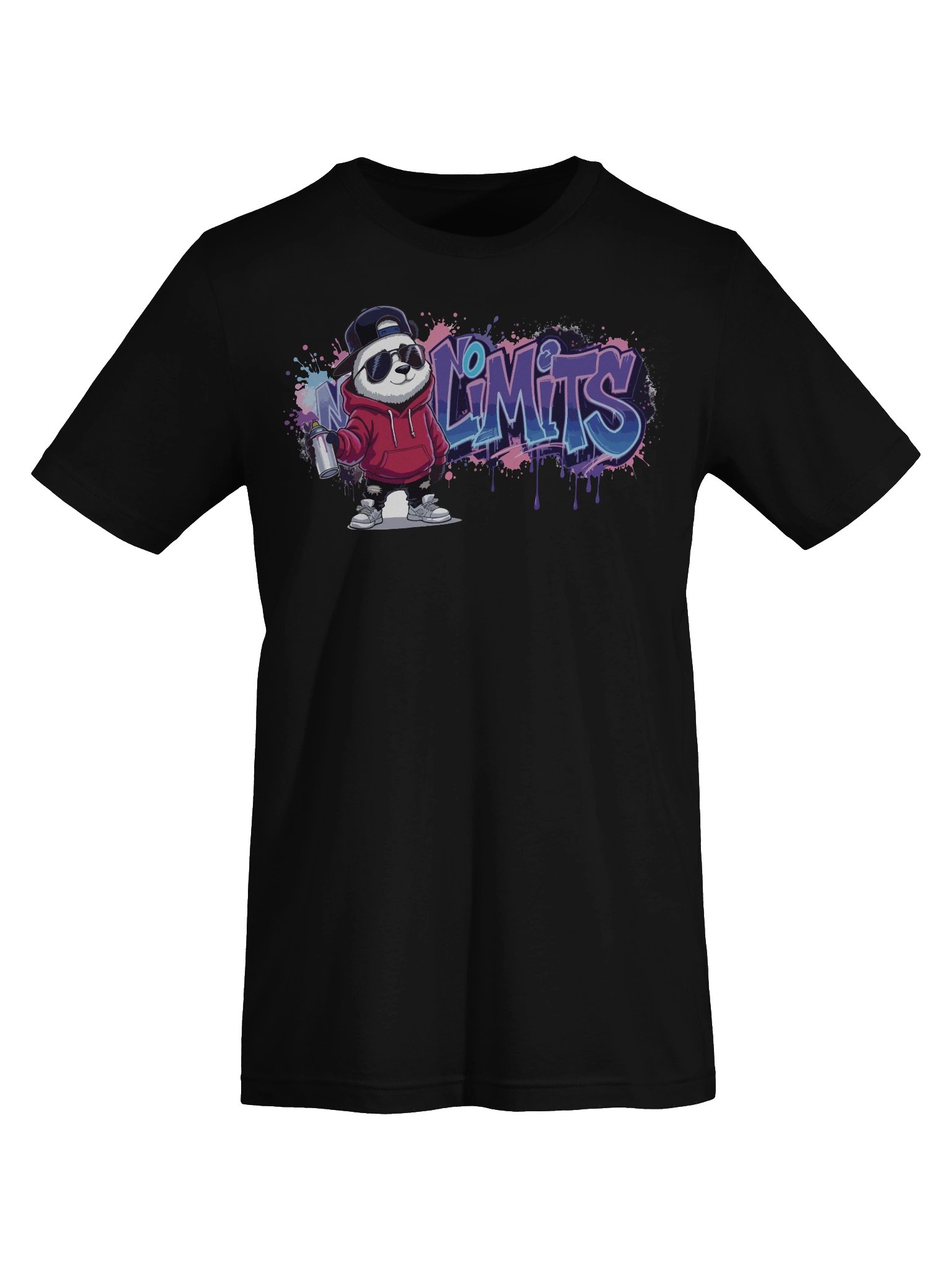 Limitless Panda Streetwear Tee - Unisex T-Shirt – Premium Printed T-Shirt for Everyday Casual & Streetwear product image (7)