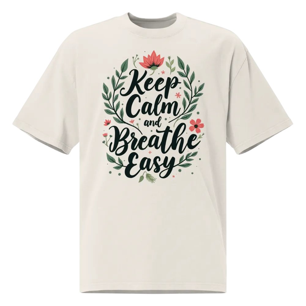 Keep Calm and Breathe Easy Design product image (1)