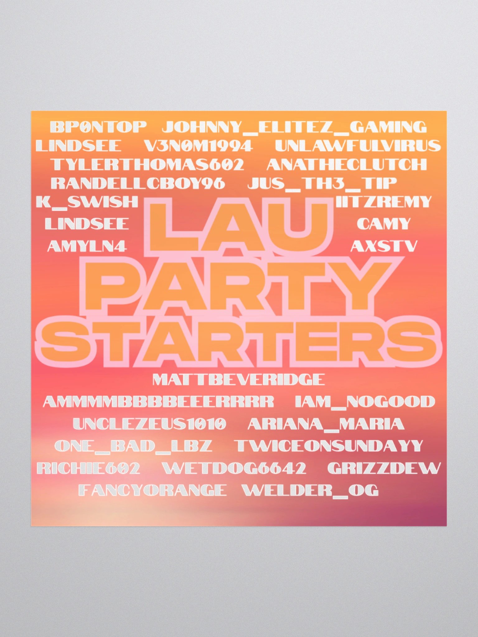 Lau Bday Stream Sticker product image (2)