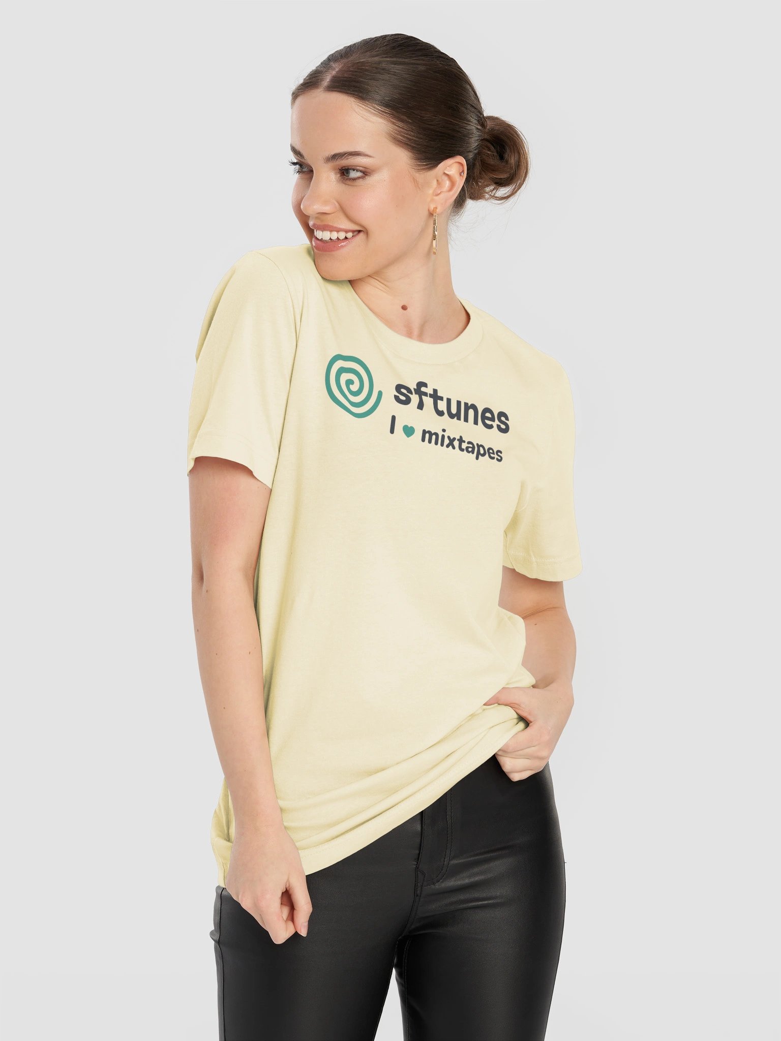 I ♥ mixtapes tee (Cream) product image (11)