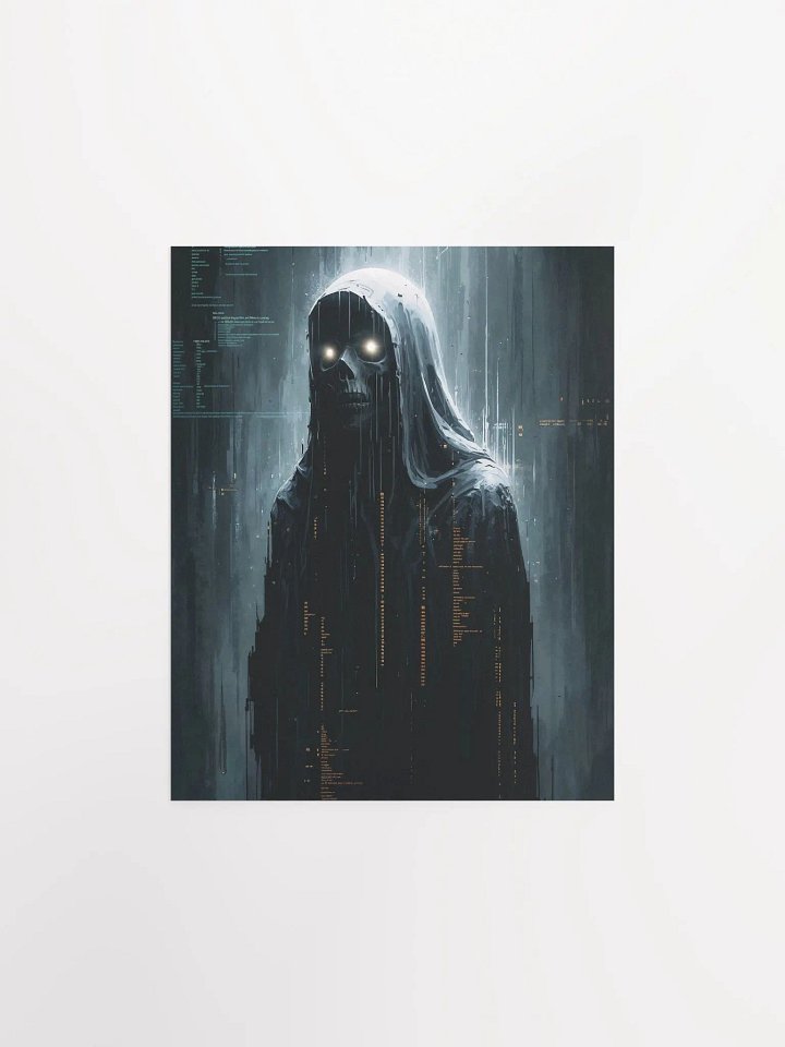 Glitchy Ghoul Matte Poster product image (1)