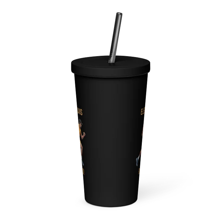 Electrician Athlete Tumbler with Straw | Mens Running Edition product image (2)