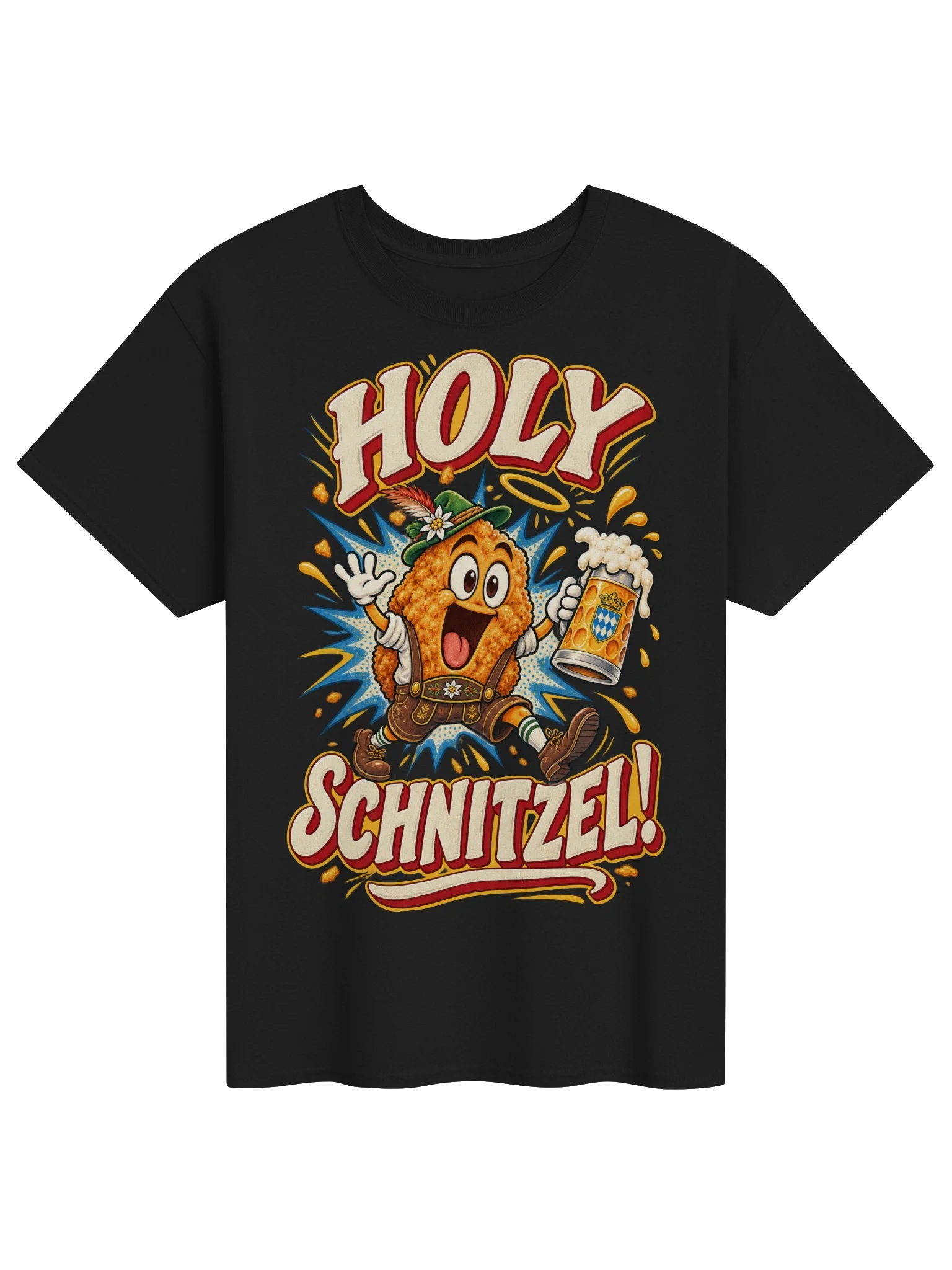 Holy Schnitzel Funny Oktoberfest German Beer Vintage Tee