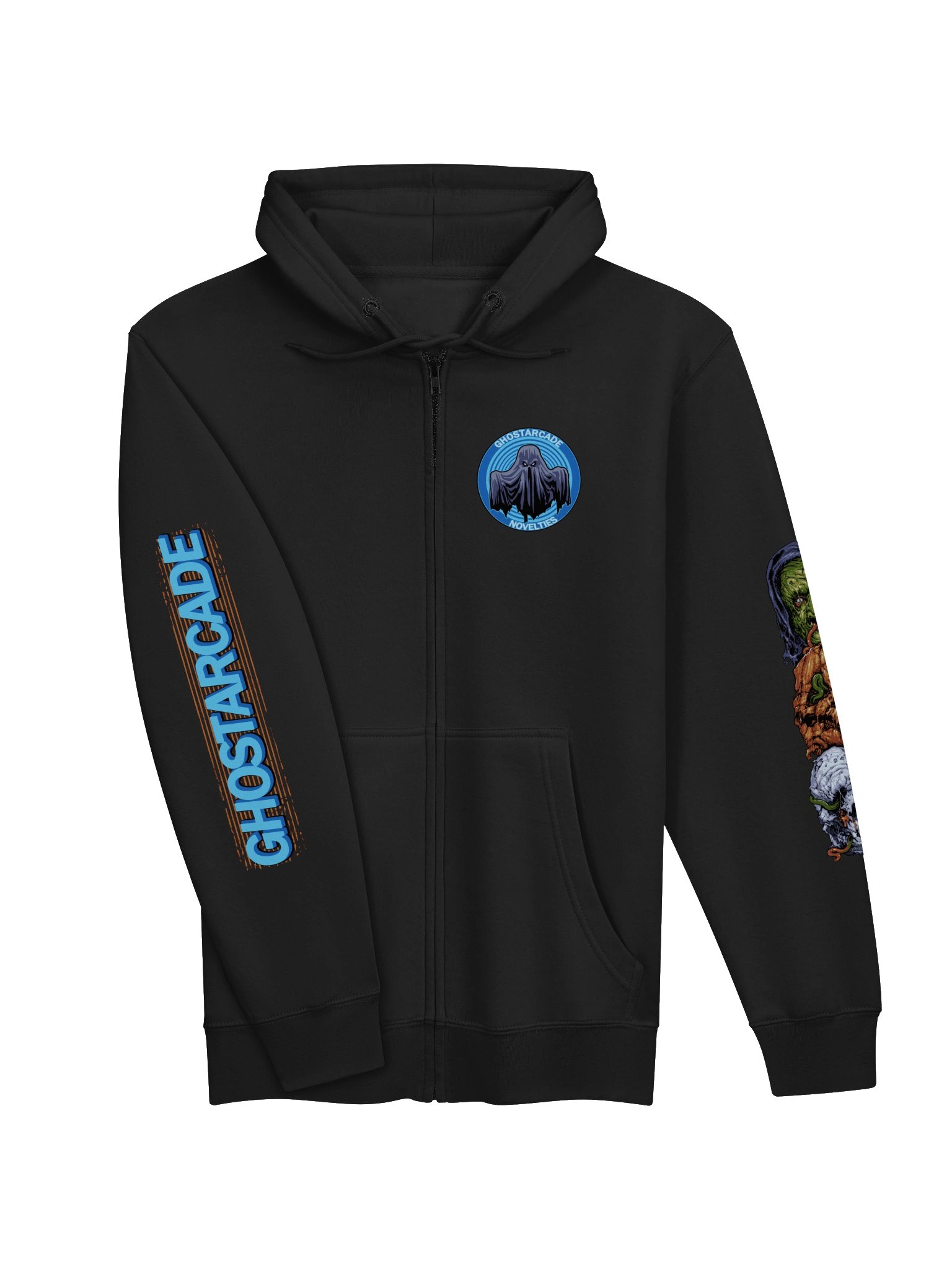 Novelty Scare Zip-Up Hoodie product image (3)
