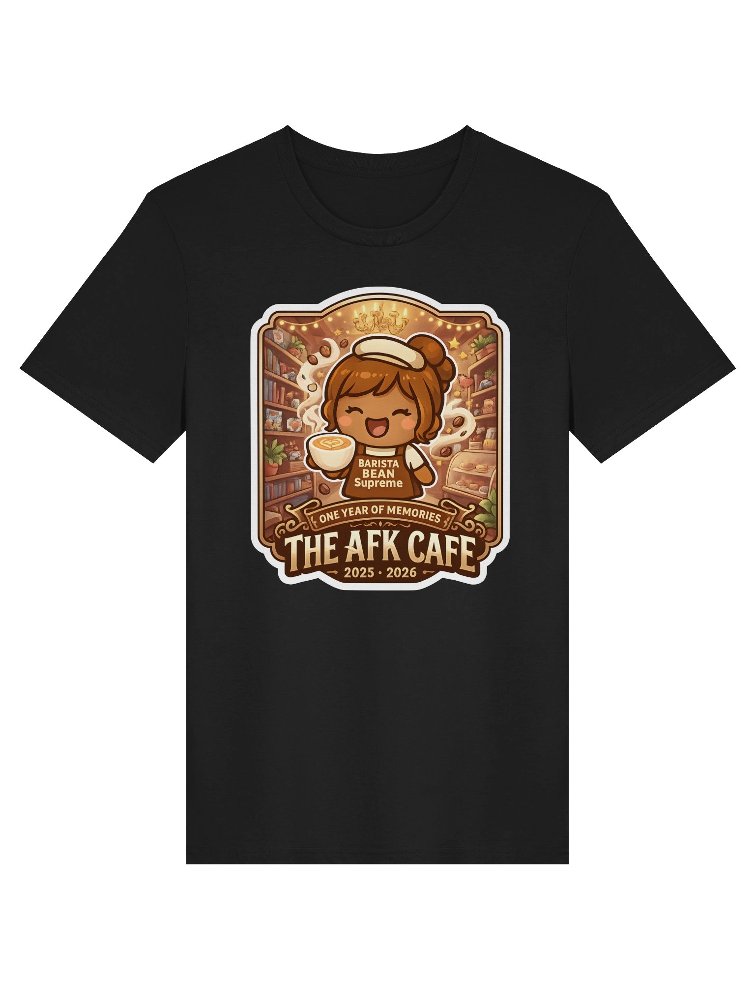 The AFK Cafe • One Year of Memories Premium Tee product image (1)