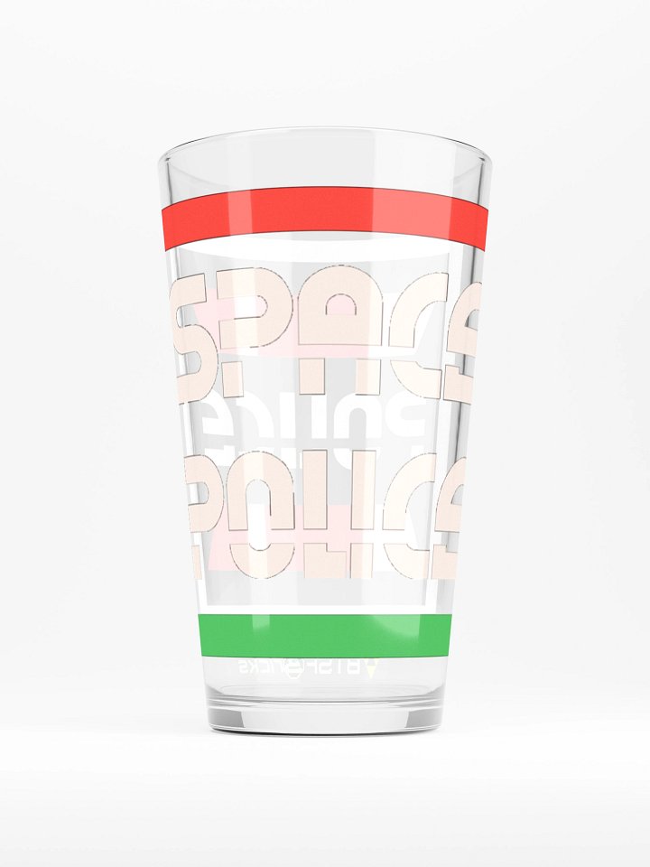 Space Police Pint Glass product image (1)