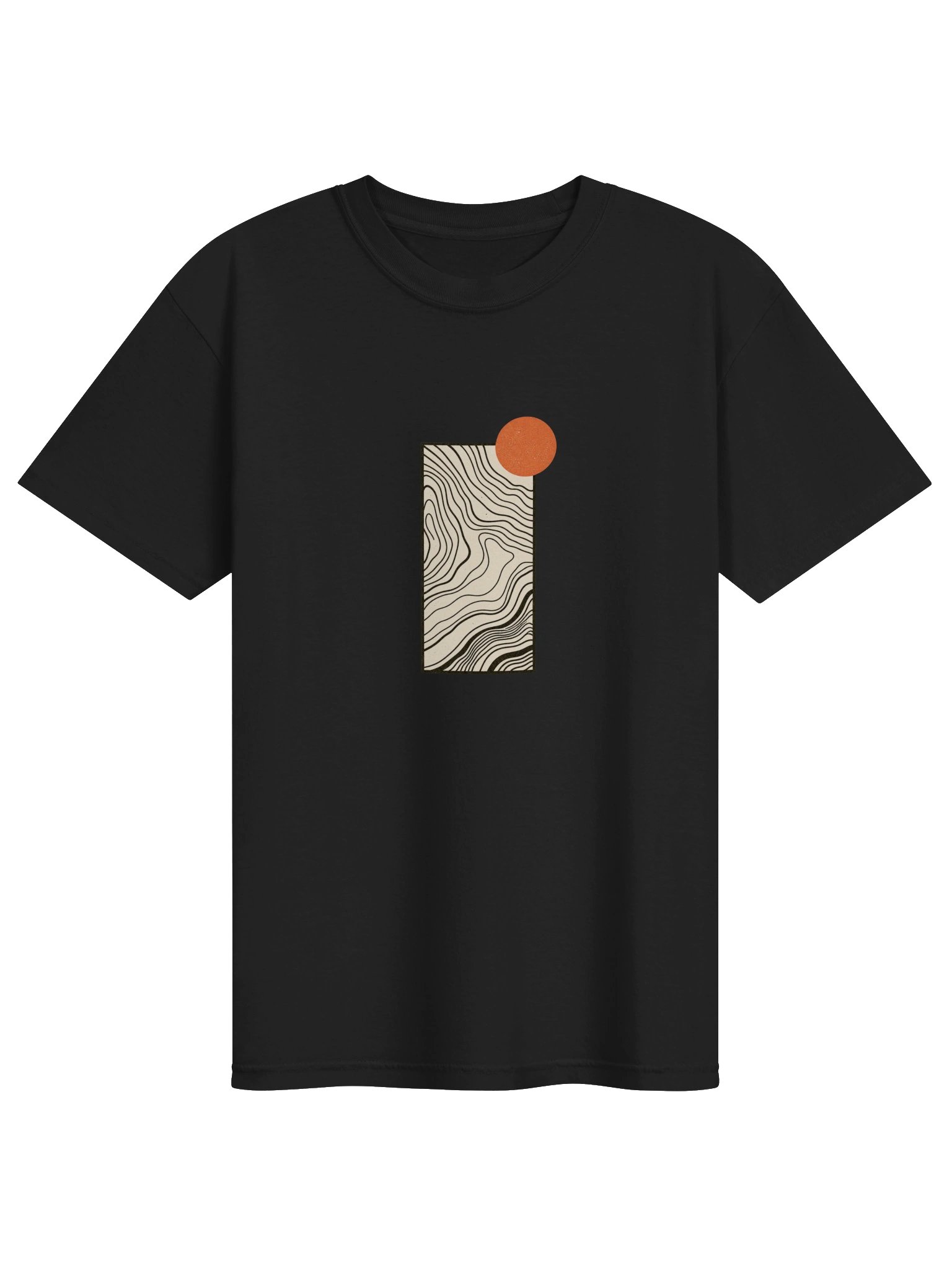 Topographic Flow T-Shirt product image (2)