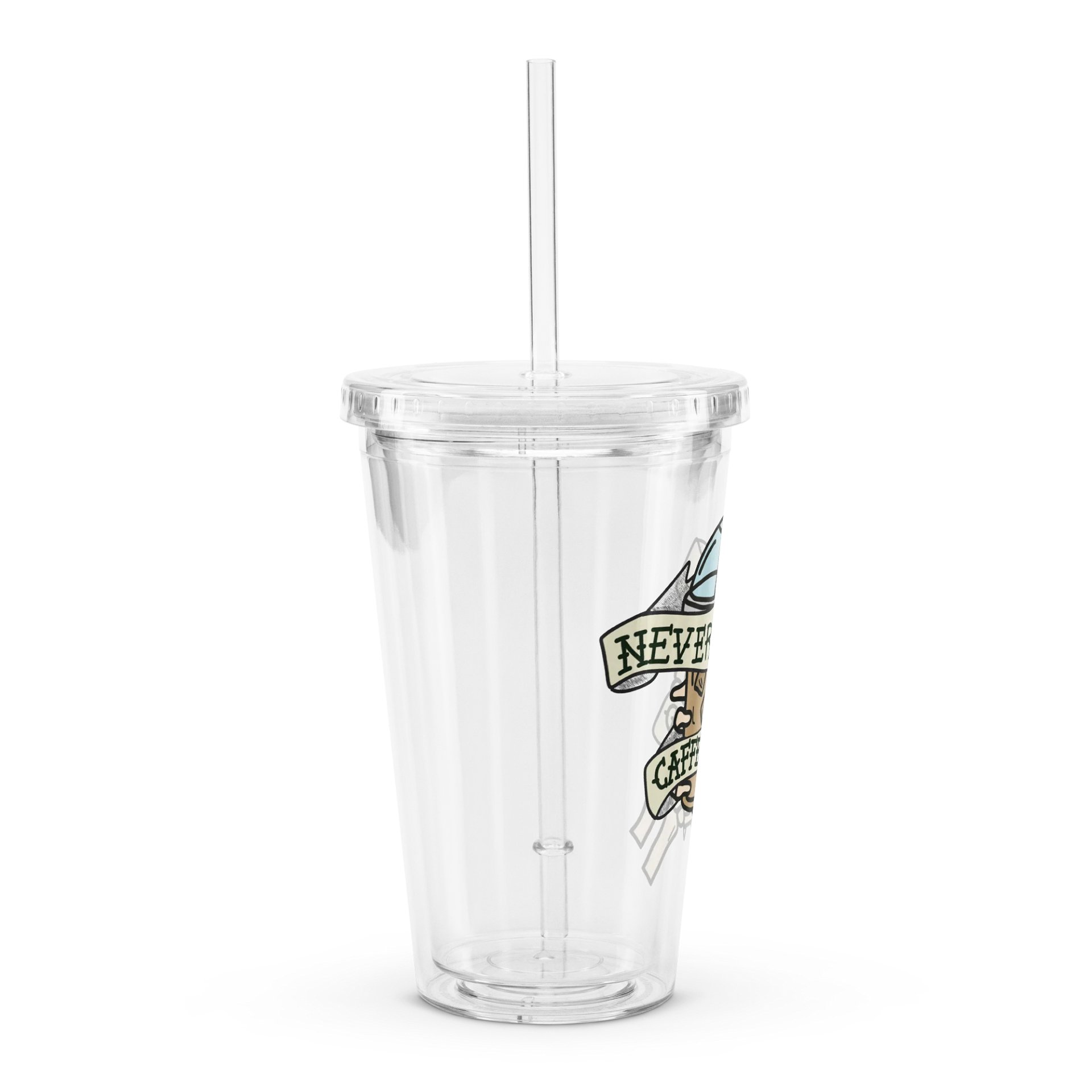 Never Not Caffeinated Iced Coffee Cup product image (3)