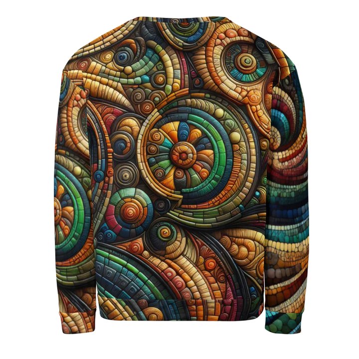 Colorful Patterns - All-Over Unisex Sweatshirt #3 product image (2)