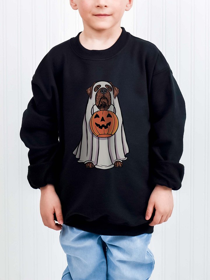 Halloween Neapolitan Mastiff(Red) Youth Sweatshirt product image (1)