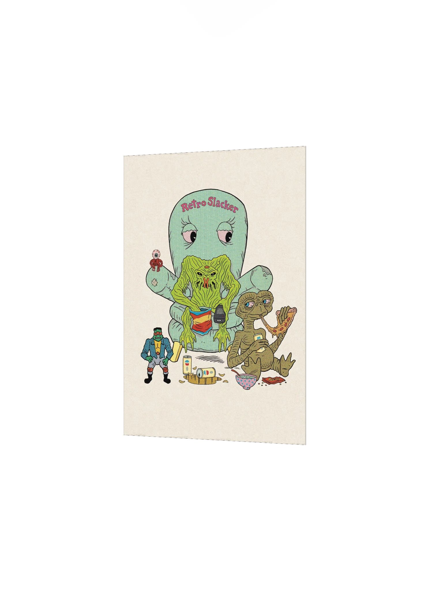 Retro Slacker Creatures Print product image (2)