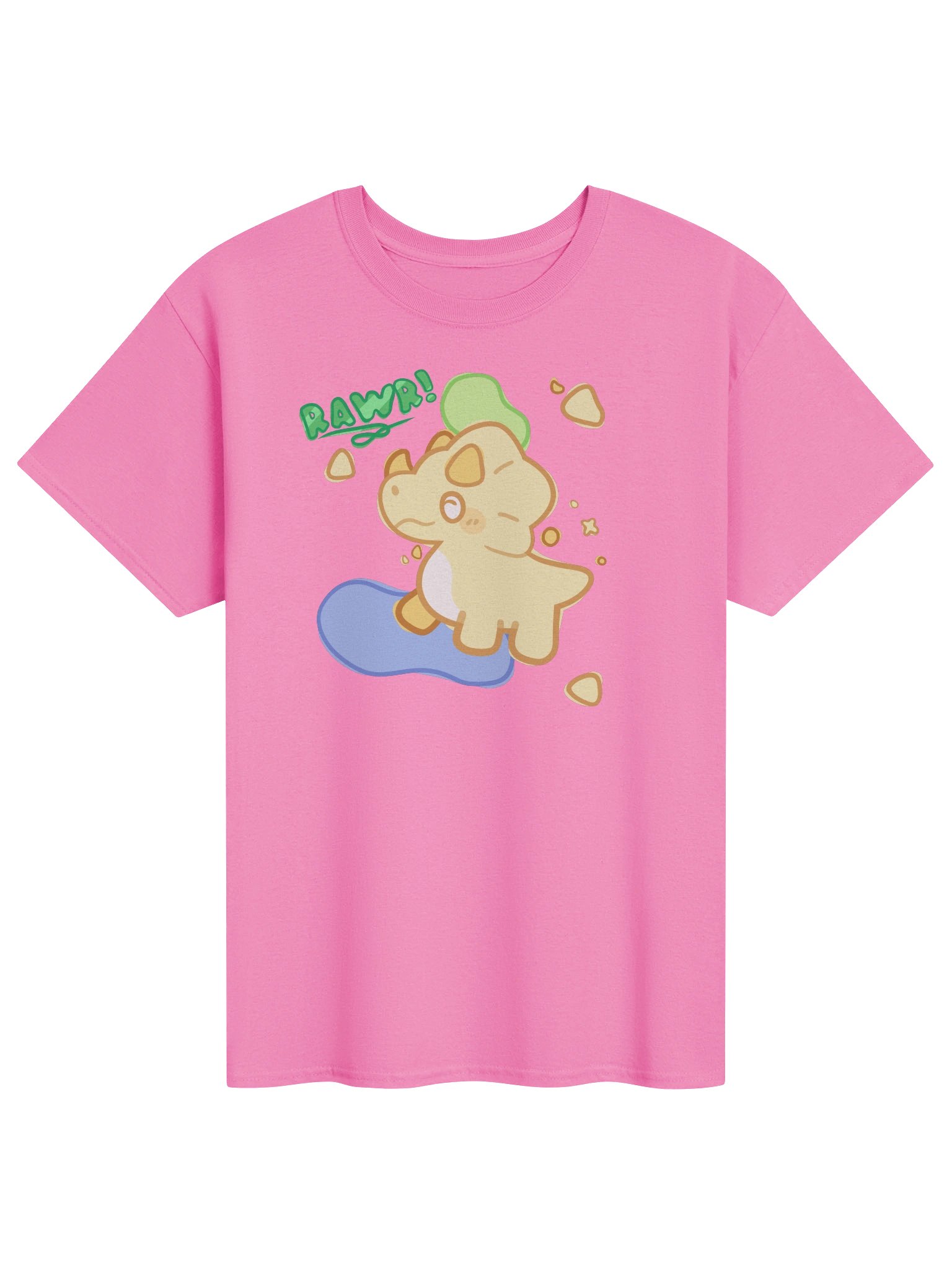 RAWR! Cute Dino - Cartoon Tee product image (1)