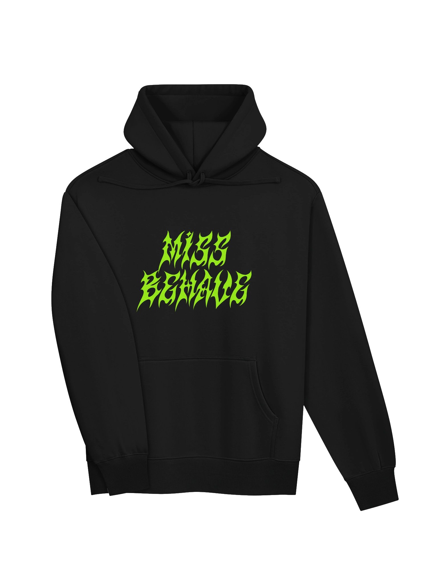 MISS BEHAVE BLACK HOODIE product image (3)