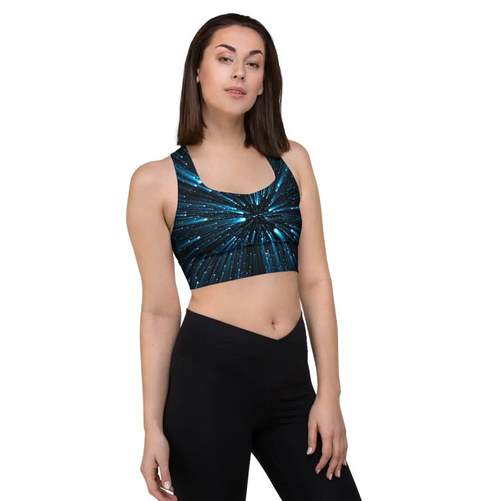 Hyperspace Journey Longline Sports Bra product image (2)