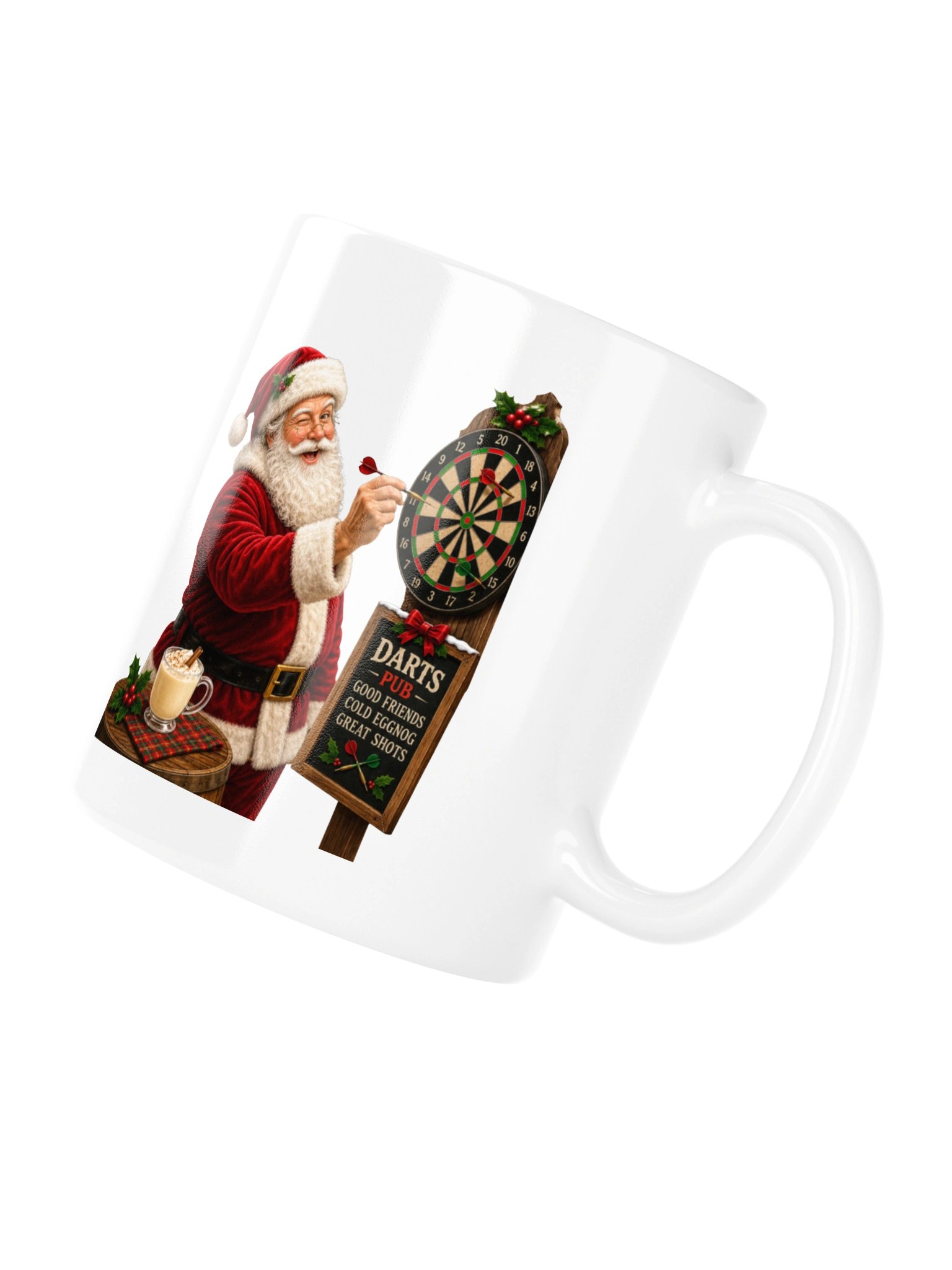 Santa’s off the clock—and aiming for the bullseye! Mug product image (11)