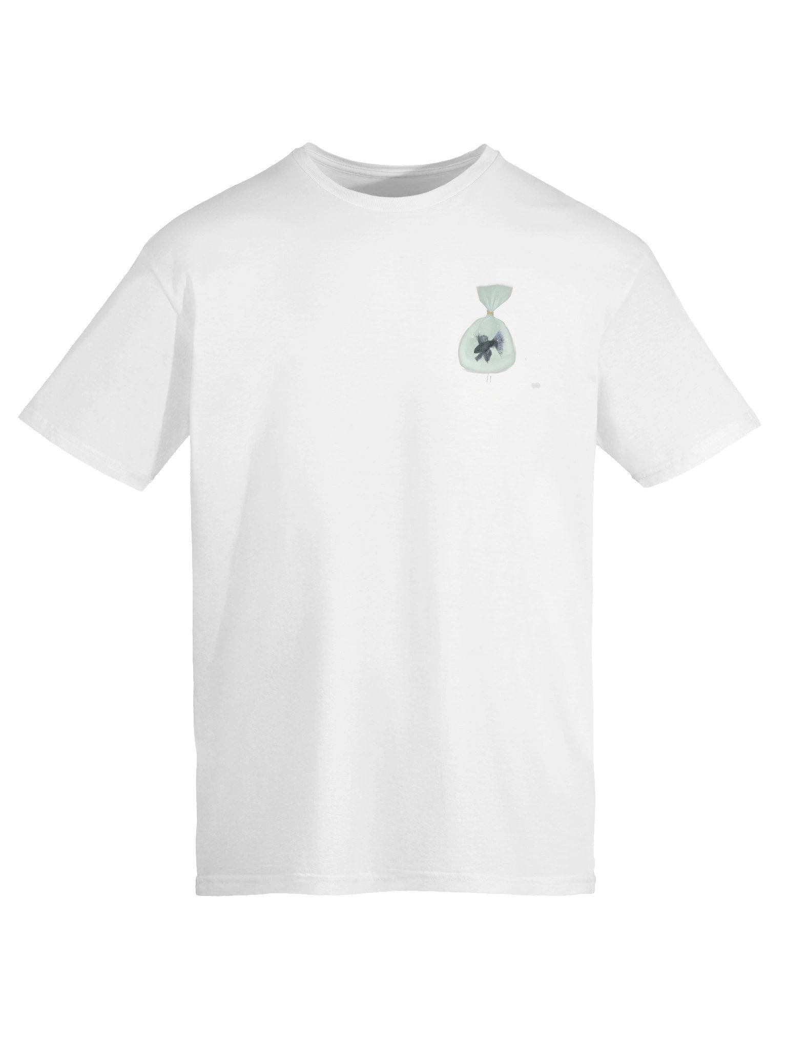 Fish Love T-shirt (White) product image (9)