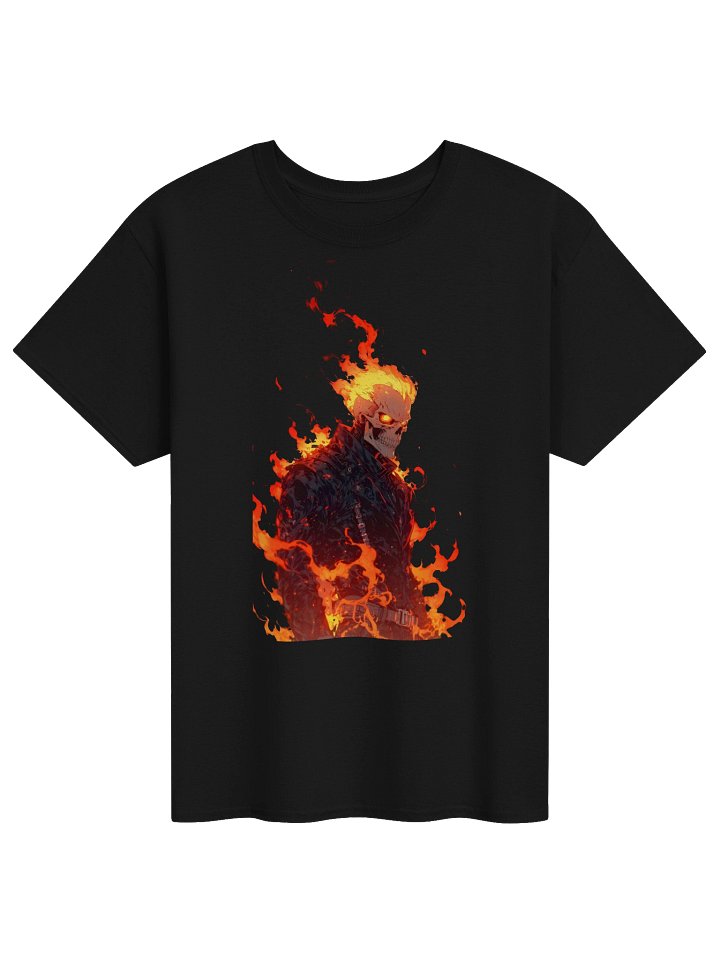 Flame Skull Streetwear Tee product image (4)