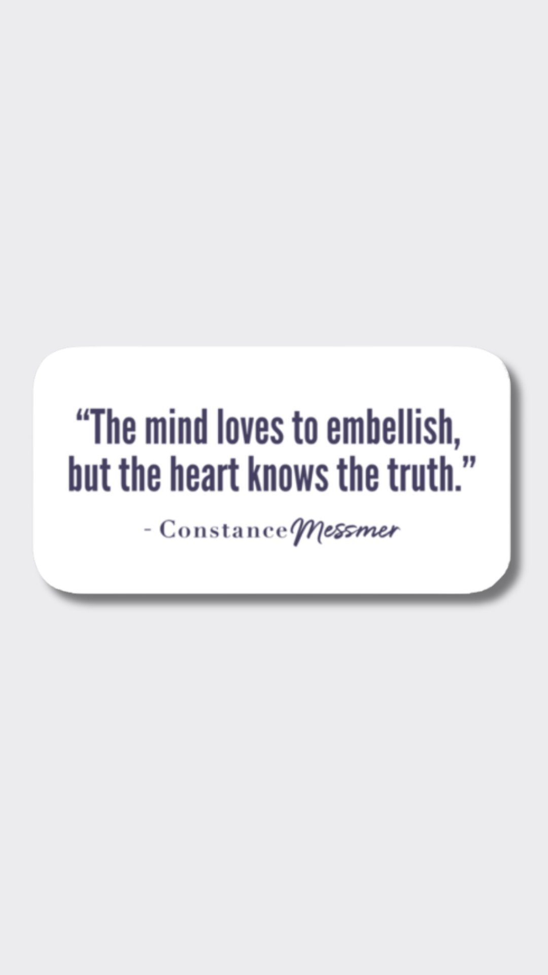 Heart Over Mind Magnet product image (1)