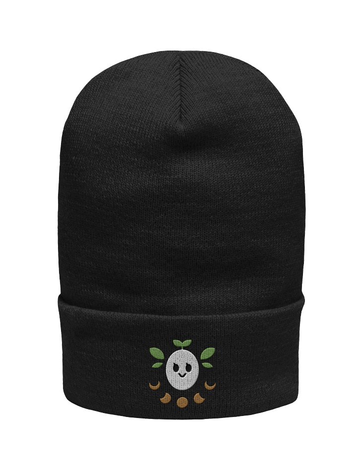 Bonnet Rethaly lune masque joyeux plantes brodé product image (4)