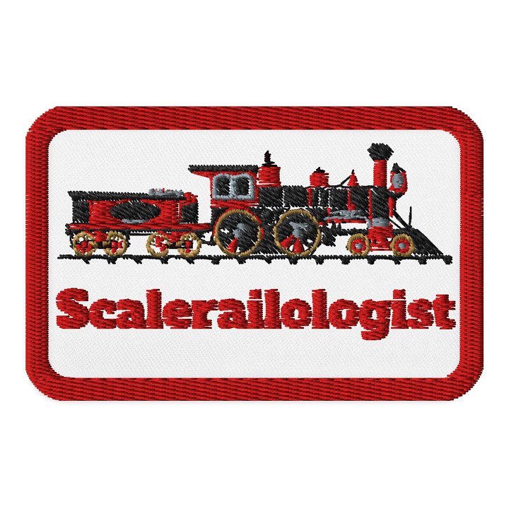 Vintage Steam Locomotive Embroidered Patch product image (1)