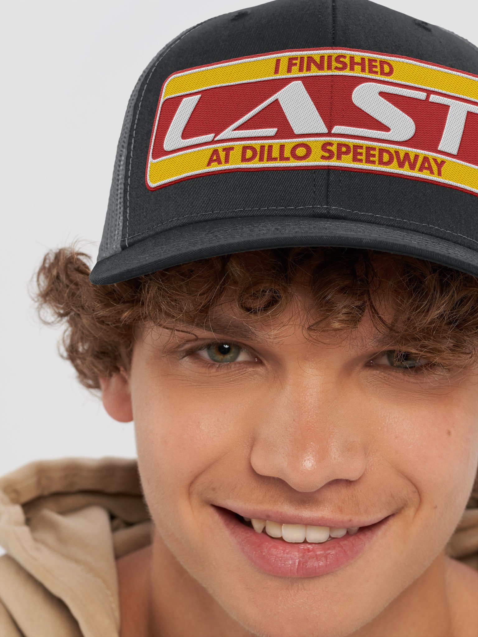 I Finished Last at Dillo Speedway Trucker Hat (Mayfest Productions Member) product image (8)