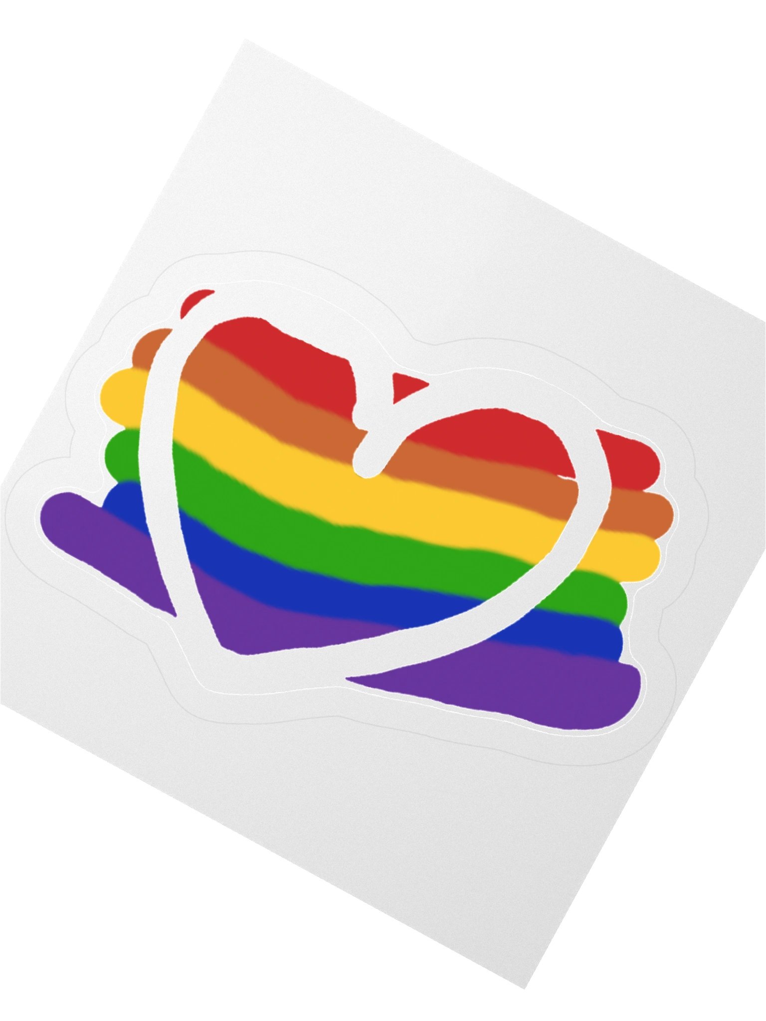Rainbow Heart Sticker product image (2)