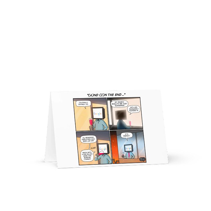 "(A)nd (I)n the end…" card product image (1)