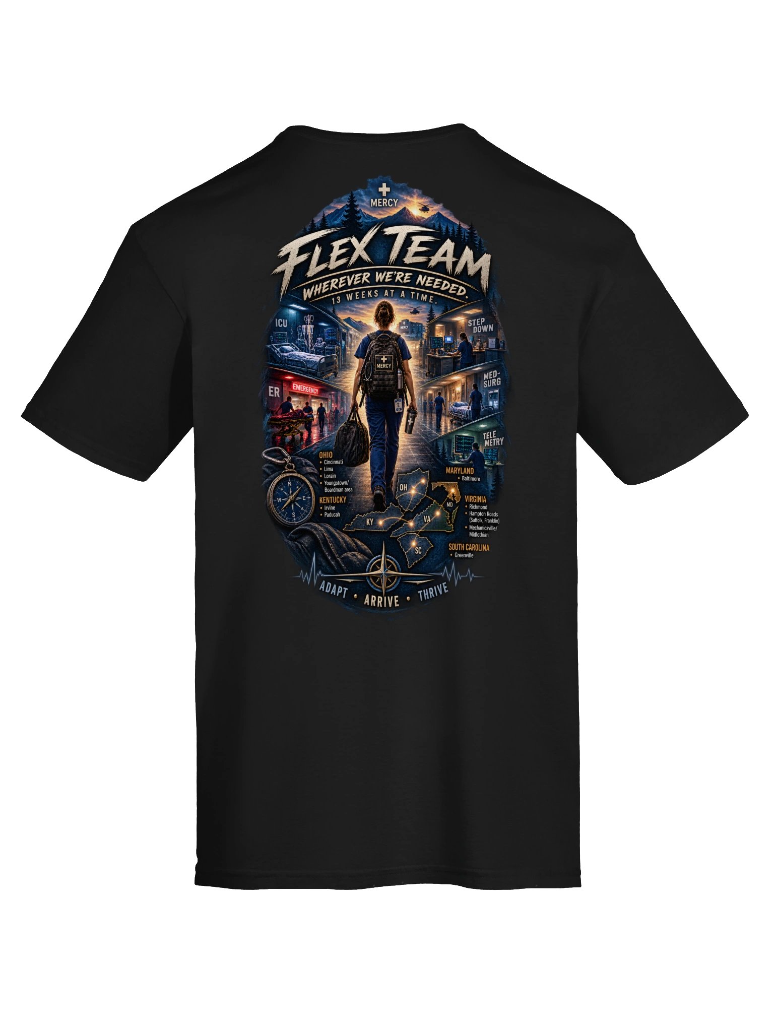 Flex Team Adapt Arrive Thrive Tee product image (7)
