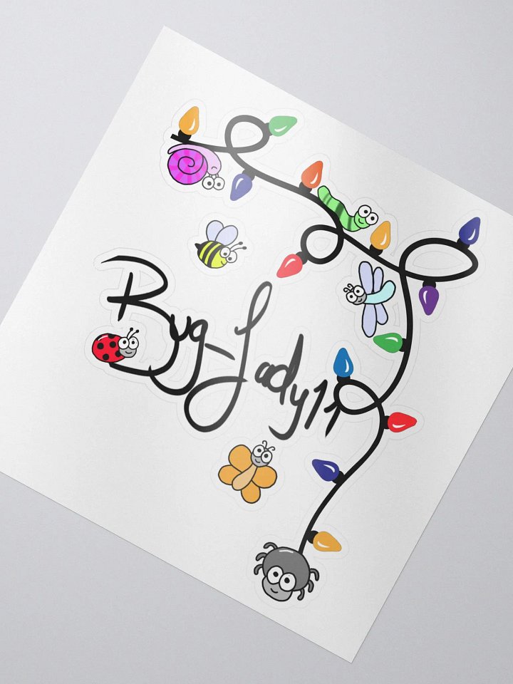 Bug-Lady Special Seasonal Sticker! product image (2)