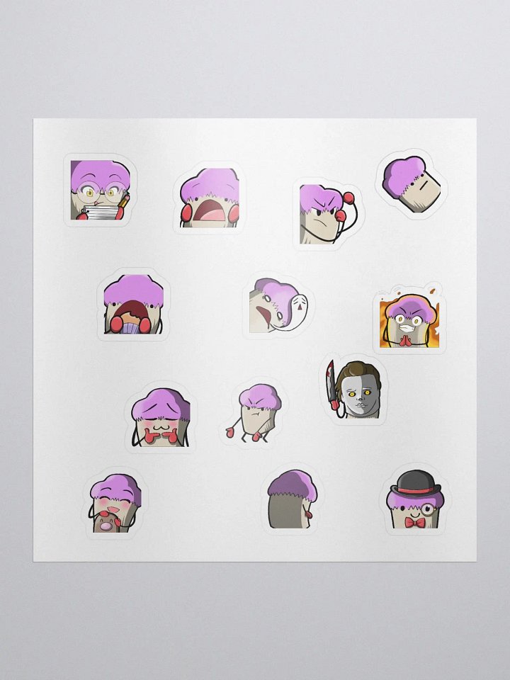 Muffin Emote Sticker Sheet product image (1)