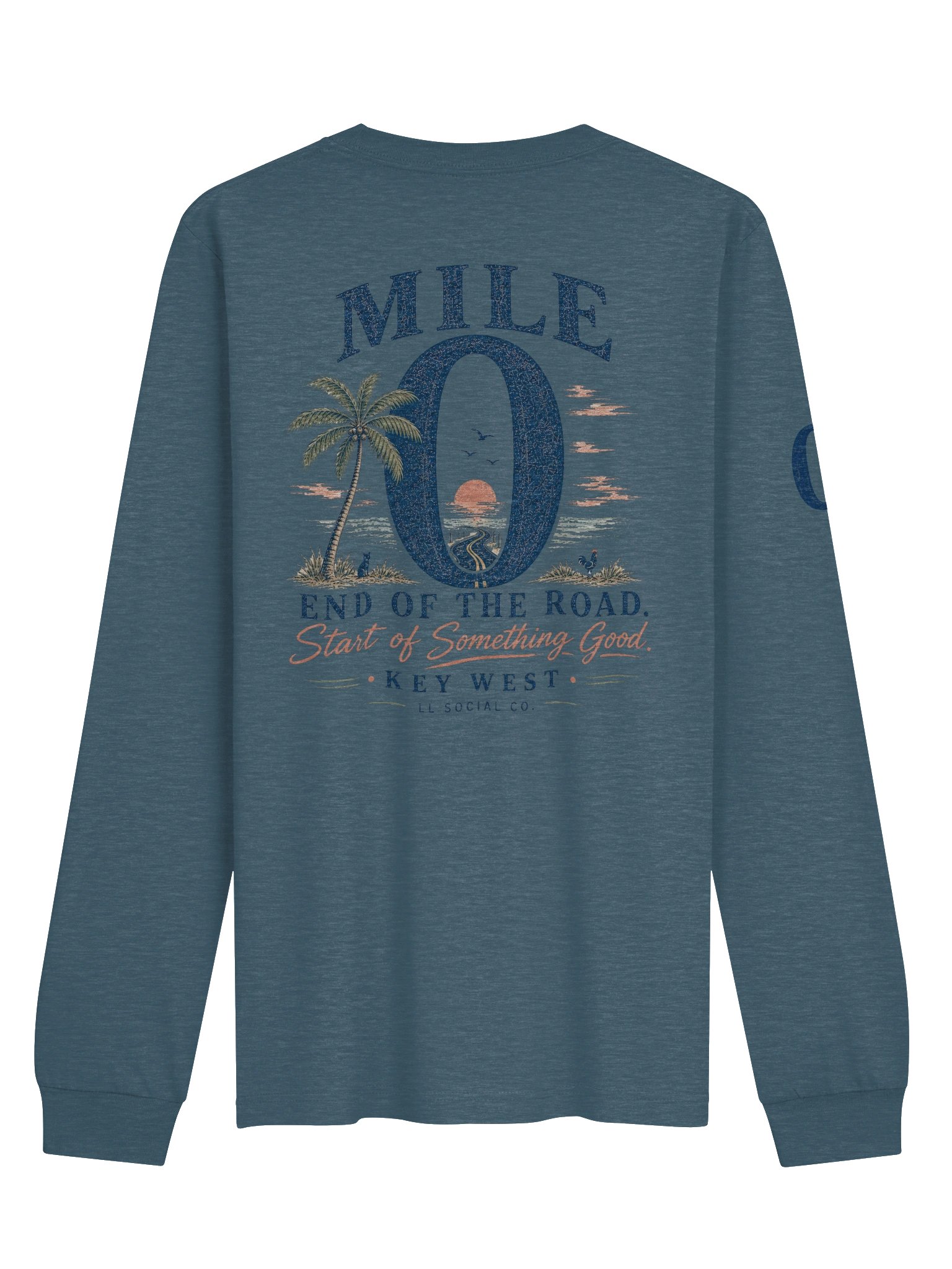 LL Social Co. End of the Road Long Sleeve — Mile 0 | Key West product image (10)
