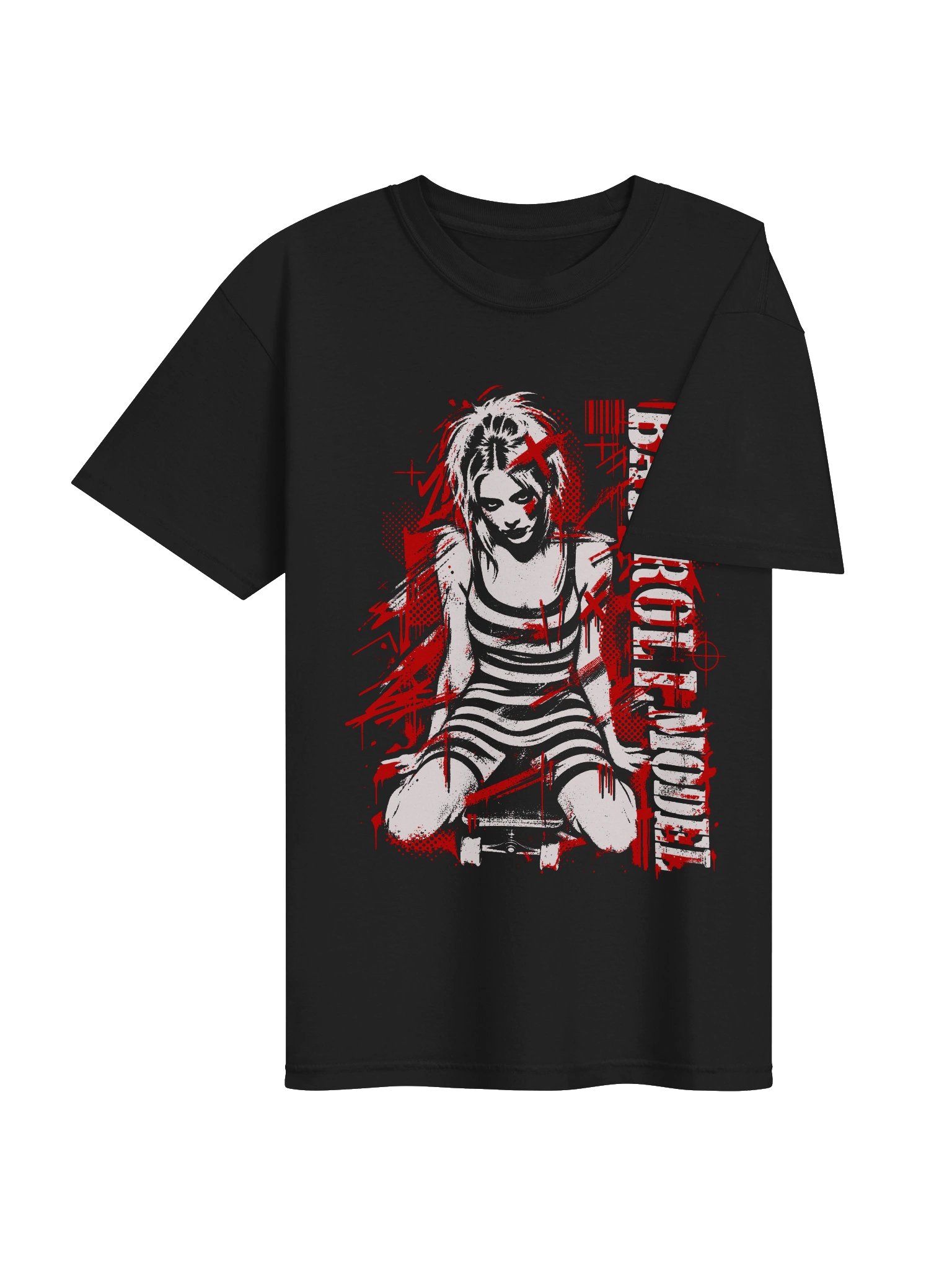 Bad Roll Model Heavyweight Vintage Graphic Tee product image (4)