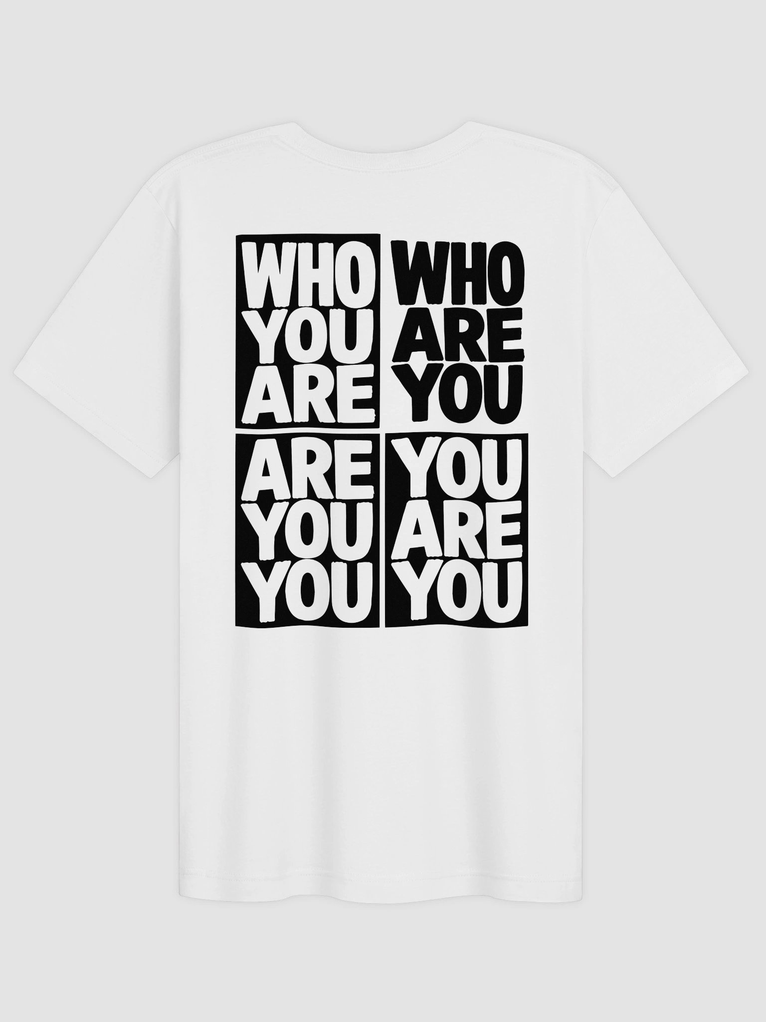 Who You Are Graphic Tee | Bold Identity T-Shirt product image (2)