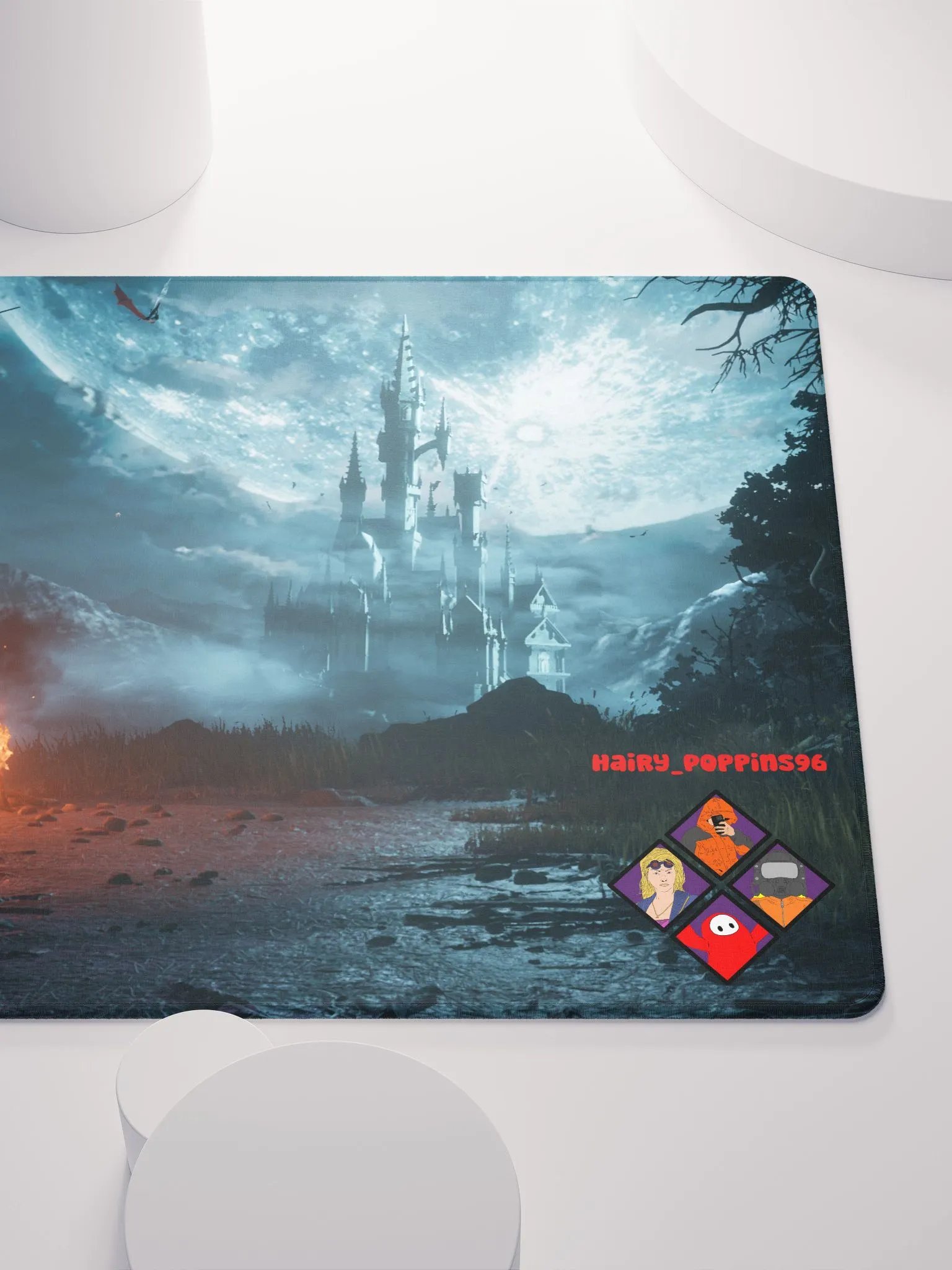 Moonlit Castle Gaming Mouse Pad product image (5)