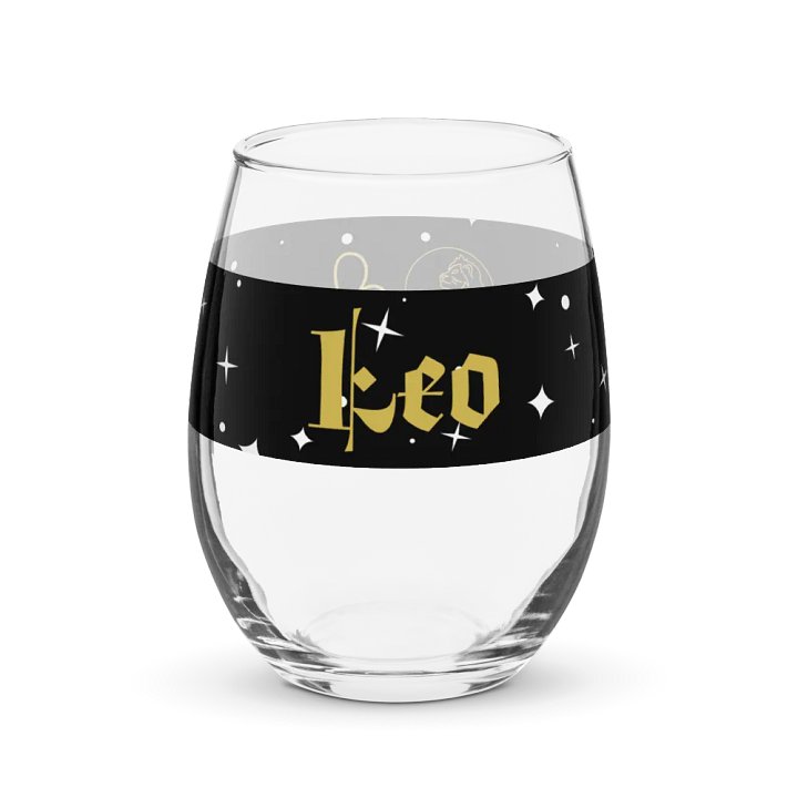 Celestial Leo Stemless Wine Glass product image (1)