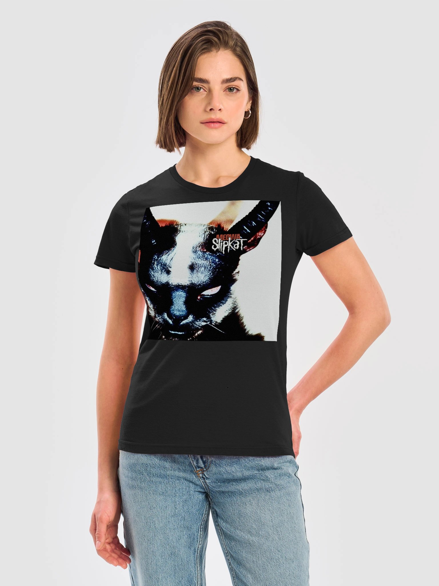 SLIPKAT MEOWA WOMEN TEE product image (5)