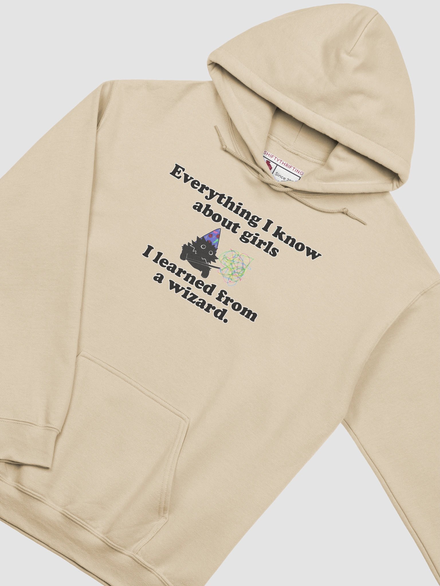 Everything I know about girls (wizard ed) classic hoodie product image (1)
