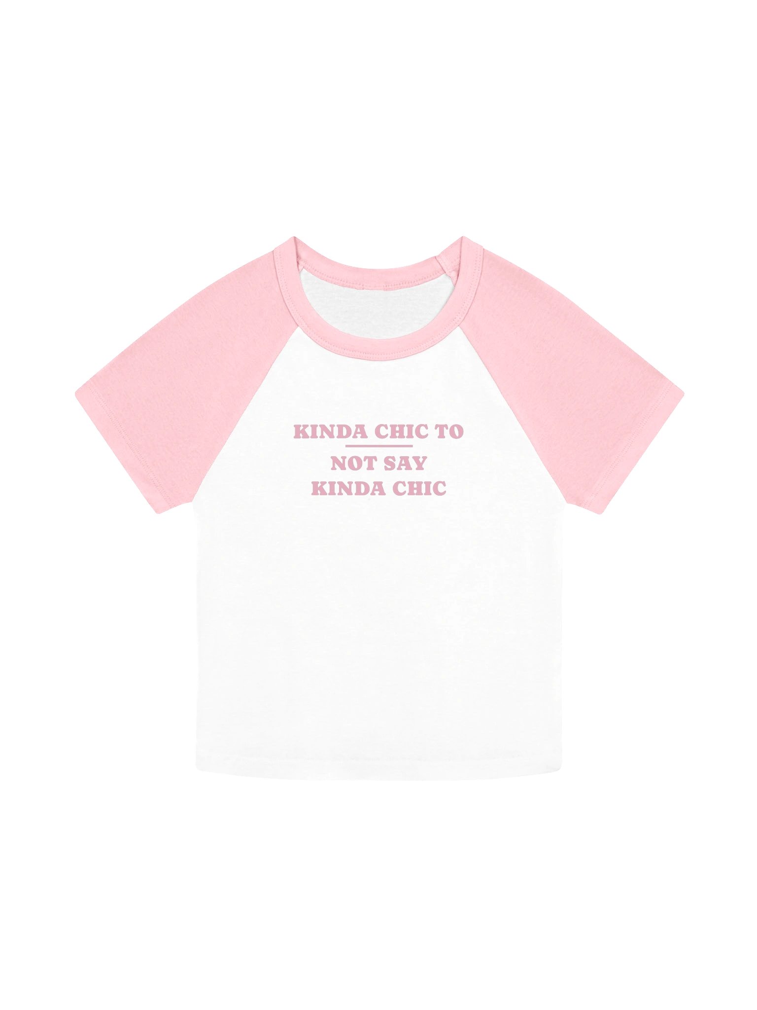 kinda chic to not say kinda chic white pink product image (1)