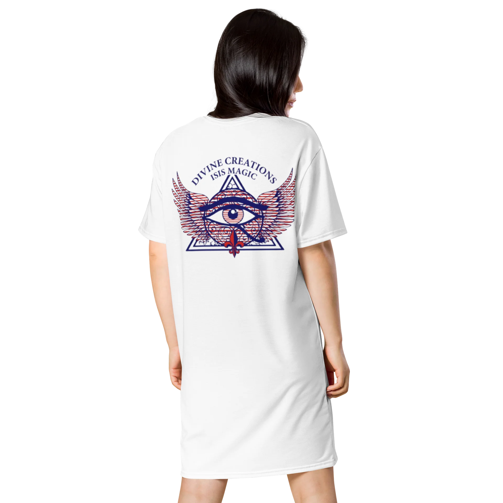 DIVINE TEAM 1122 Graphic T-Shirt Dress product image (4)