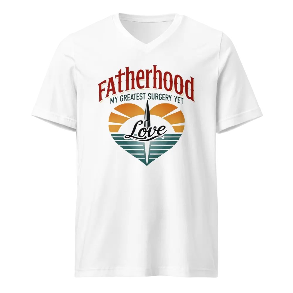 Fatherhood Love Surgery V-Neck Tee product image (1)