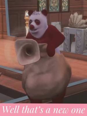 Princess panda taking taking all the Sims’ loot 🙈🙈 #simstok #sims4tok #thesims @The Sims 