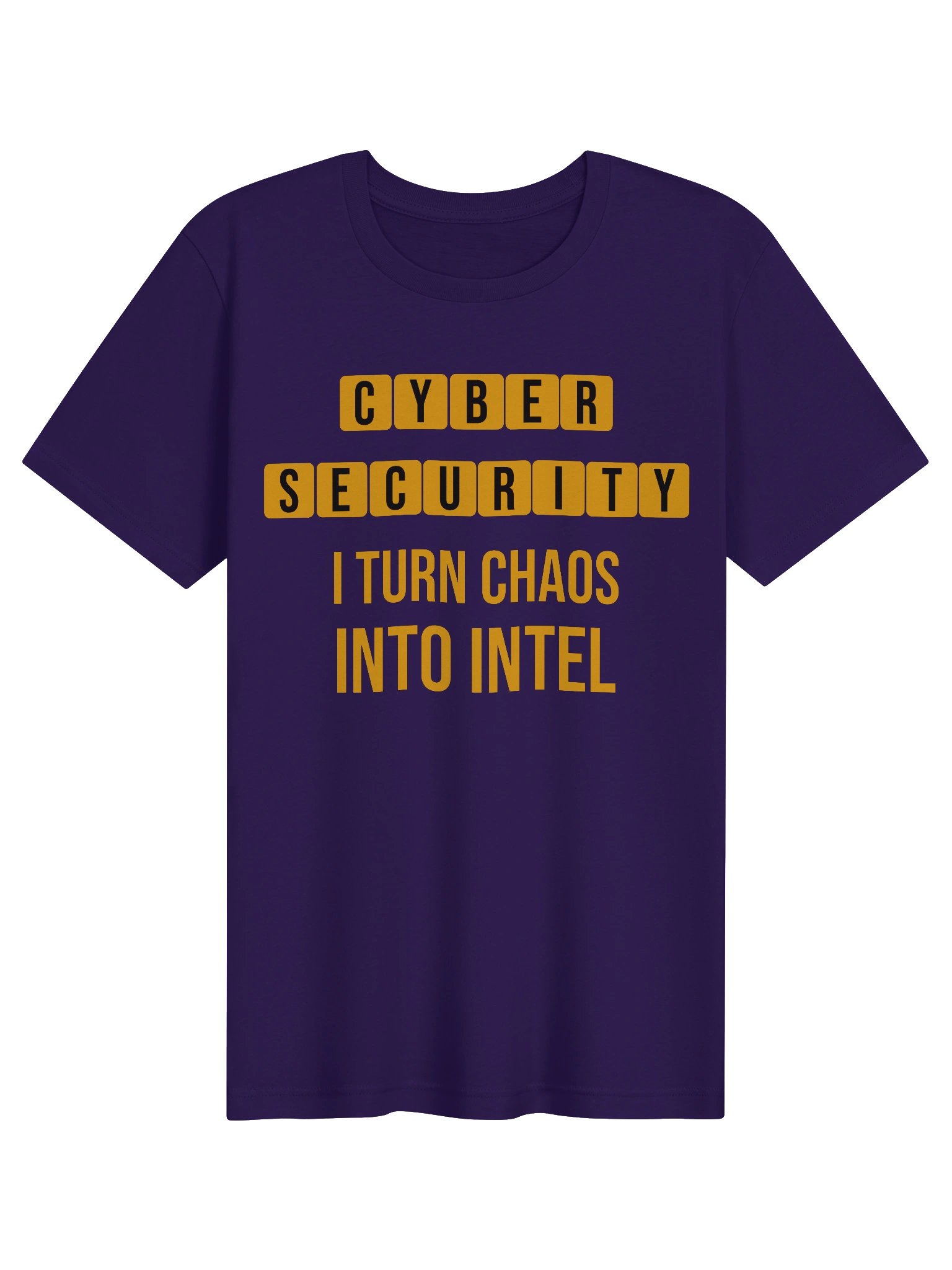 I Turn Chaos Into Intel — Cyber Threat Intelligence T-Shirt | CTI Analyst Gift product image (1)